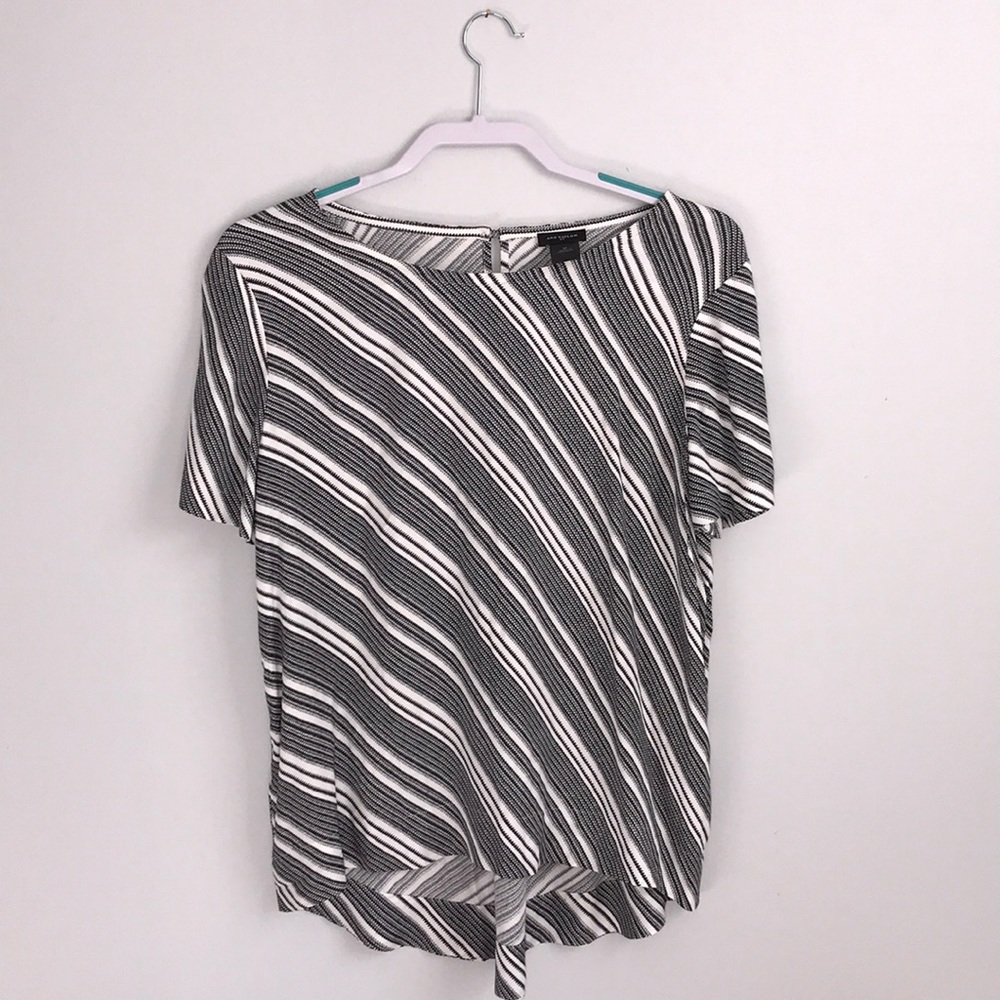 Black & white stripped blouse